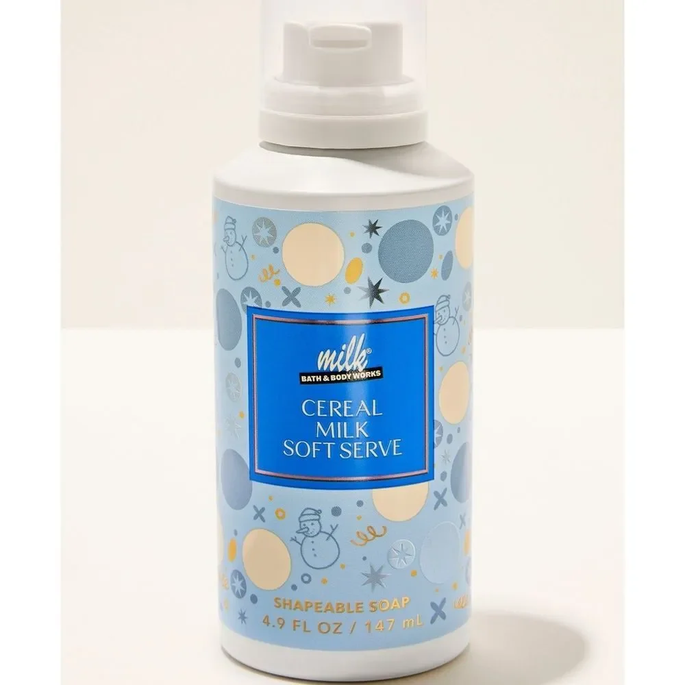Bath & Body Works Milk Bar Cereal Milk Soft Serve Shapeable Soap NEW